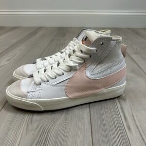 NEW Nike‎ 9.5 Blazer Mid '77 Jumbo White Atmosphere Pink Oxford Sneaker DQ1471